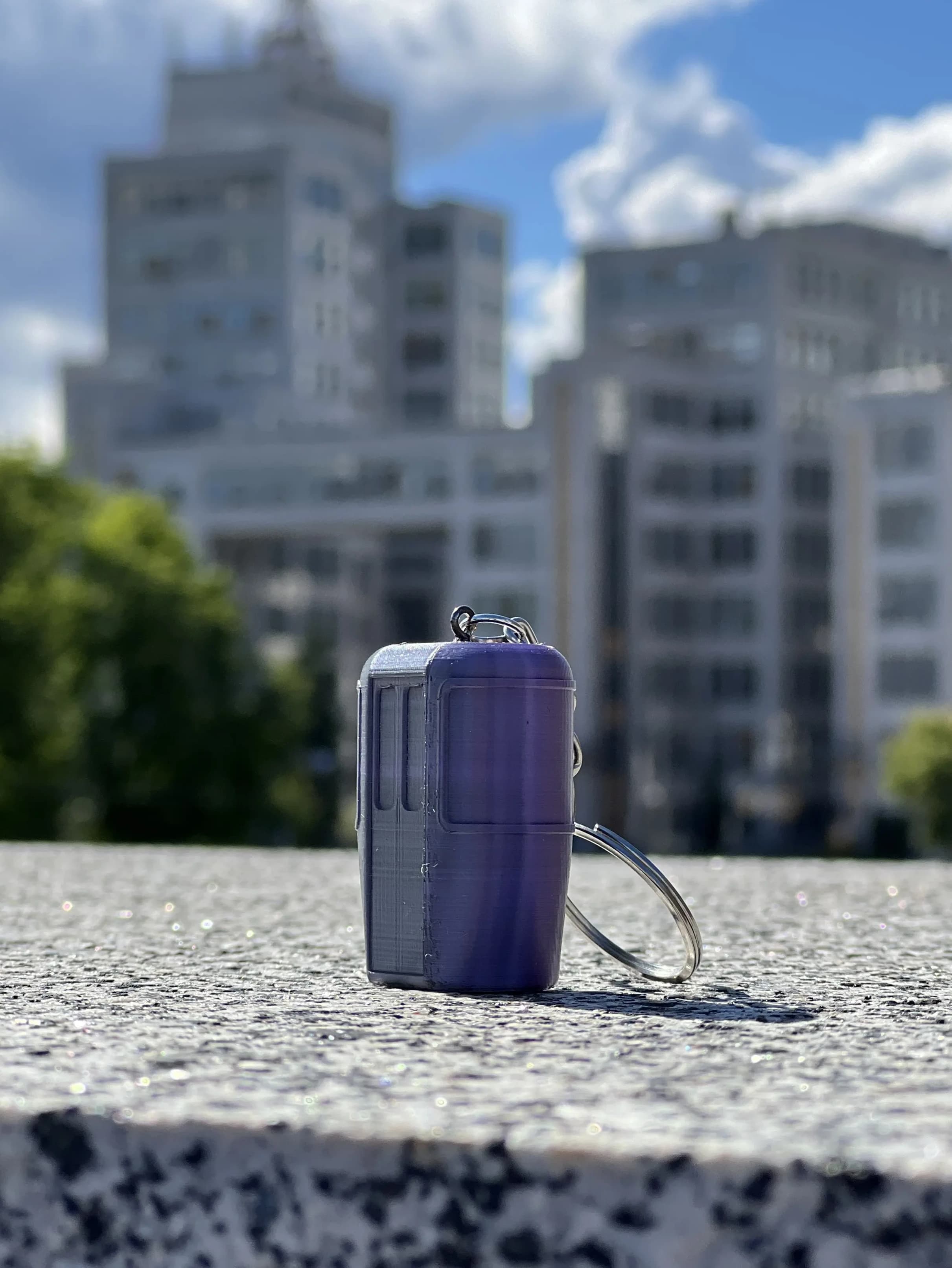 "Cable Car" Keyring, 4.5 cm