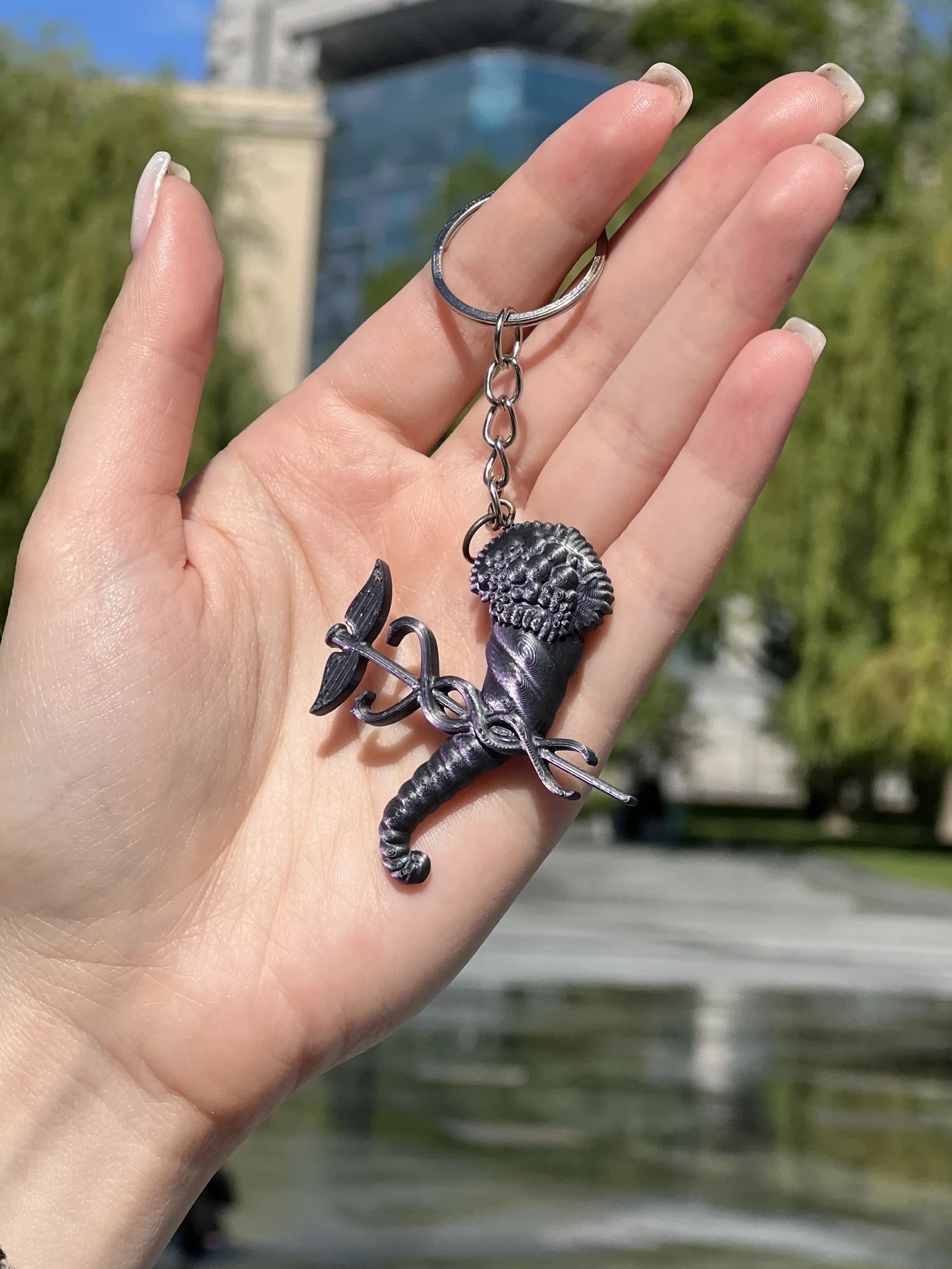 "Kharkiv Coat of Arms" keyring, 4.5 cm